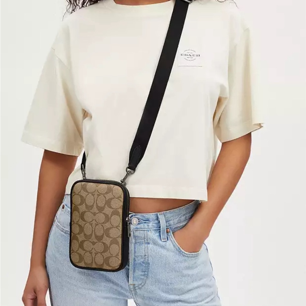Coach Aden Crossbody In Signature Canvas
